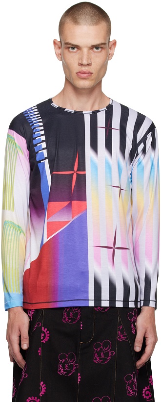 Photo: Chopova Lowena Multicolor Ski Long Sleeve T-Shirt