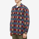 Beams Plus Men's WORK Like Dobby Check Shirt in Patchwork