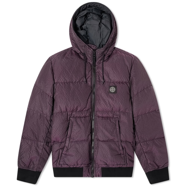 Photo: Stone Island Seersucker Nylon Down Smock Jacket