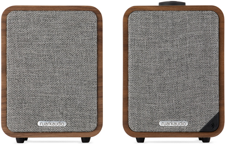 Photo: Ruark Audio Brown MR1 Bluetooth Desktop Speakers