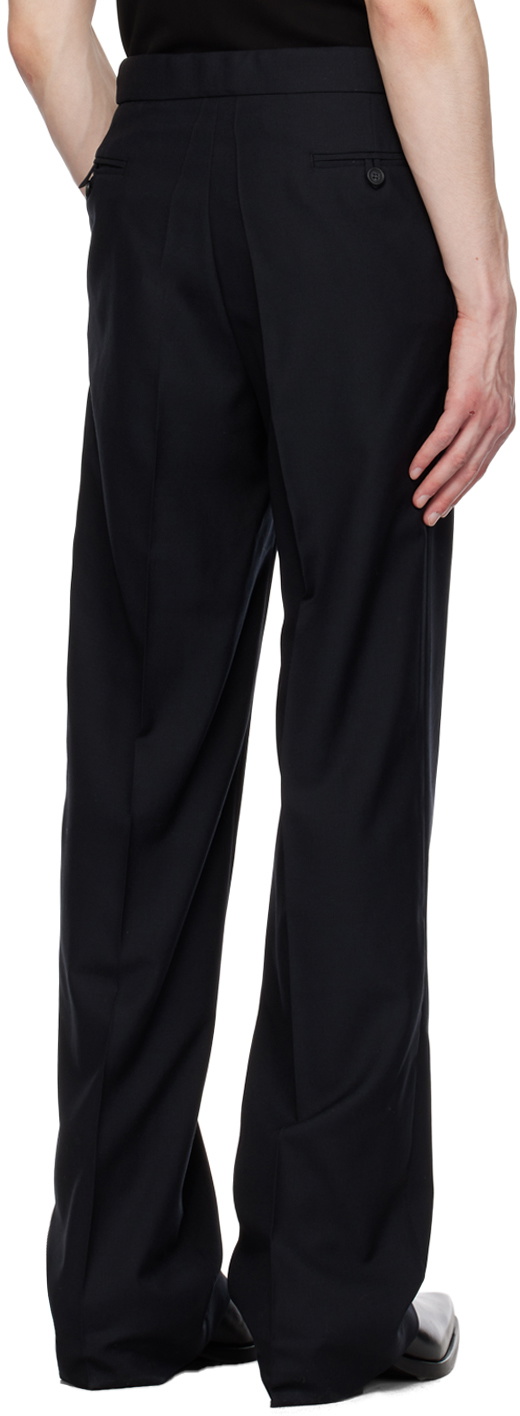 Situationist Black Four-Pocket Trousers