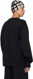 Acne Studios Black Dropped Shoulders Sweatshirt