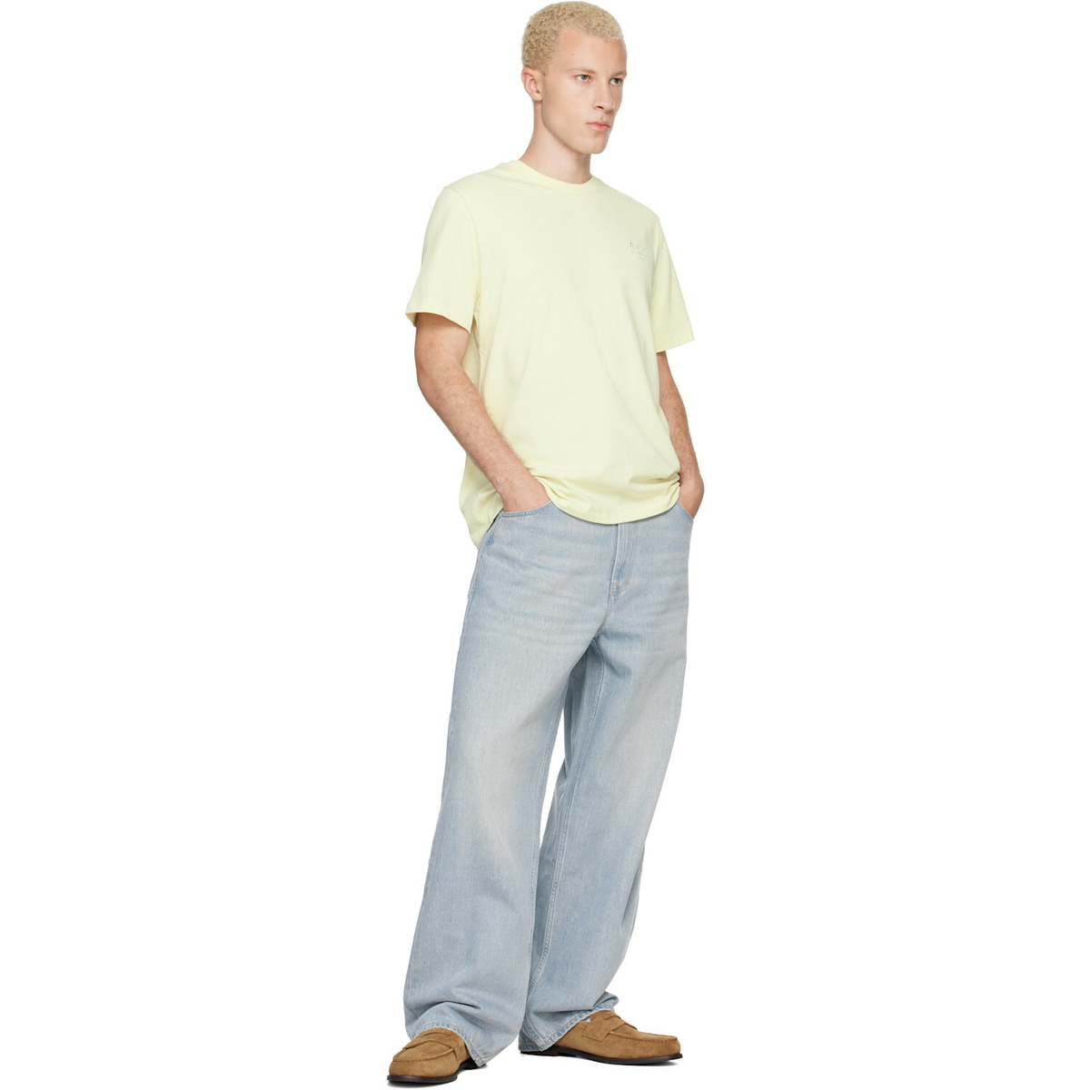A.P.C. Off-White Standard 'Rue Madame' T-shirt