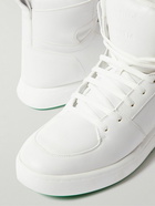 Bottega Veneta - Leather High-Top Sneakers - White