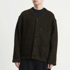 Engineered Garments Men's Nep Knit Cardigan in Brown