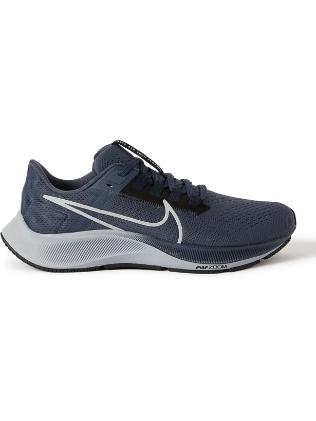Photo: Nike Running - Air Zoom Pegasus 38 Rubber-Trimmed Mesh Running Sneakers - Blue