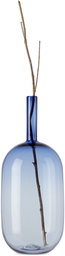 Nate Cotterman Blue Shoulder Vase