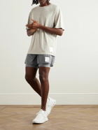 Satisfy - Straight-Leg Layered TechSilk™ Shell and Justice™ Shorts - Gray
