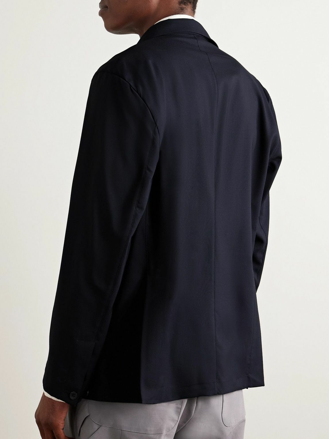 Stòffa - Unstructured Wool Suit Jacket - Blue