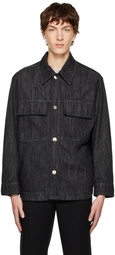 Solid Homme Navy Setup Denim Shirt