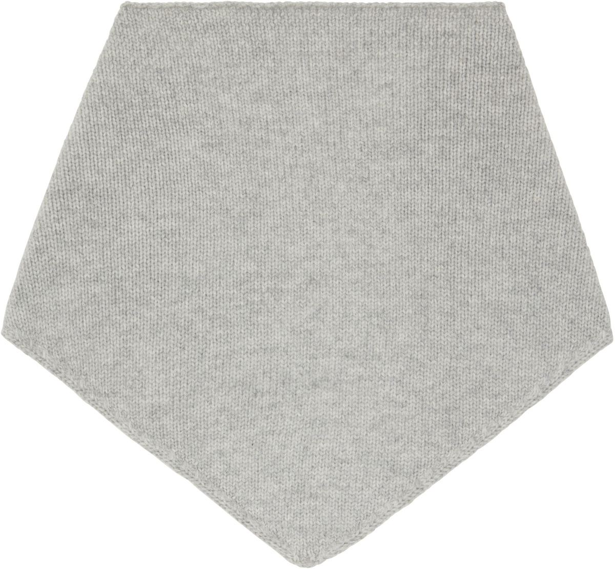 Yves Salomon Gray Bandana Scarf