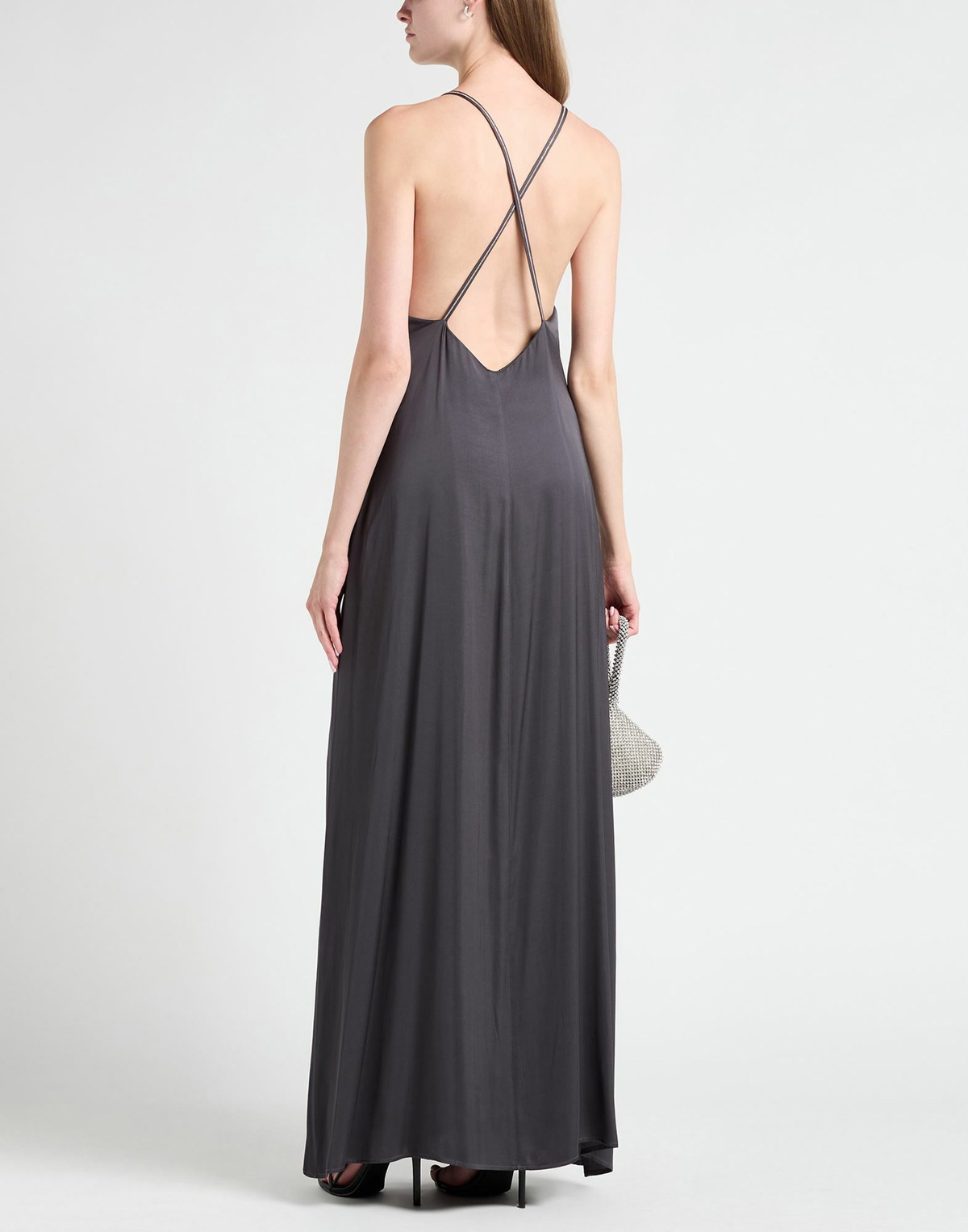 Peserico Womens Maxi dress Charcoal