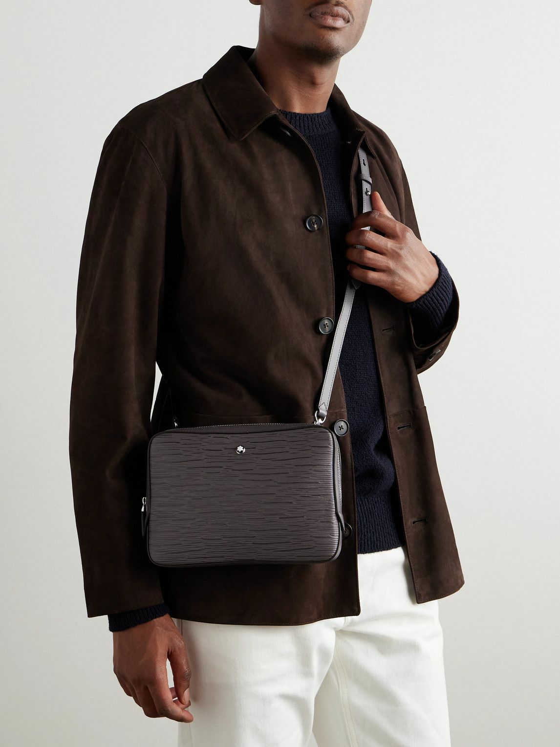 Montblanc - Meisterstück 4810 Mini Textured-Leather Messenger Bag