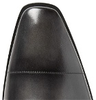 Berluti - Cap-Toe Polished-Leather Monk-Strap Shoes - Men - Black