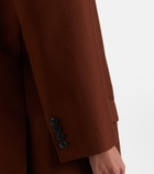 Saint Laurent Double-breasted cashmere blazer