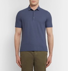 Incotex - Slim-Fit Cotton Polo Shirt - Men - Blue