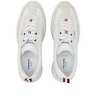 Thom Browne Men's Tech Runner Sneakers in White
