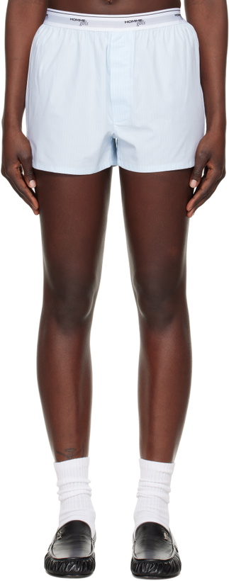 Photo: HommeGirls Blue Boxer Shorts