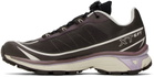 Salomon Black & Purple XT-6 FT Sneakers