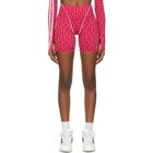 adidas x IVY PARK Pink Monogram Cycling Shorts
