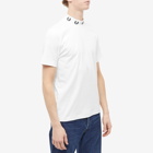 Fred Perry Men's Laurel Wreath High Neck T-Shirt in Snow White