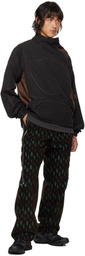Robyn Lynch Black & Brown Pullover Jacket