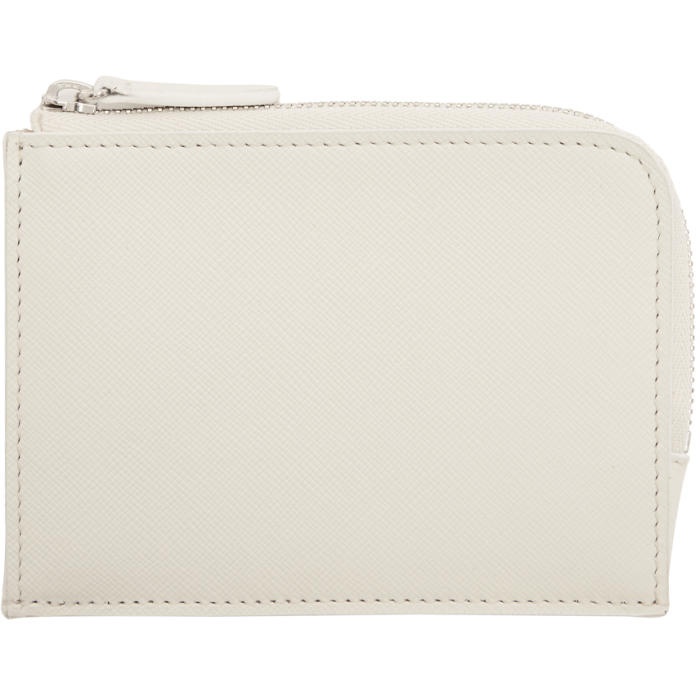 Photo: Common Projects White Zipper Wallet