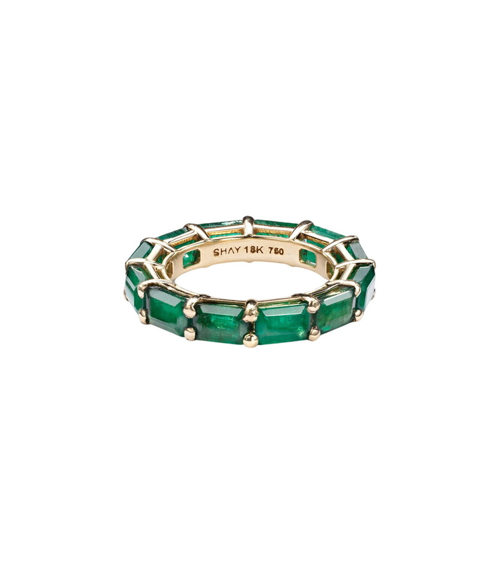 Photo: Shay Jewelry 18kt gold ring with emerald