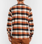 Norse Projects - Villads Checked Brushed Cotton-Flannel Shirt - Men - Orange