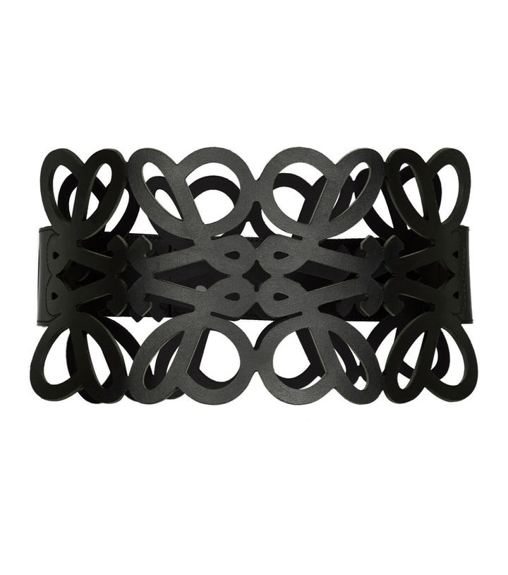 Photo: Loewe - Anagram cutout leather corset belt