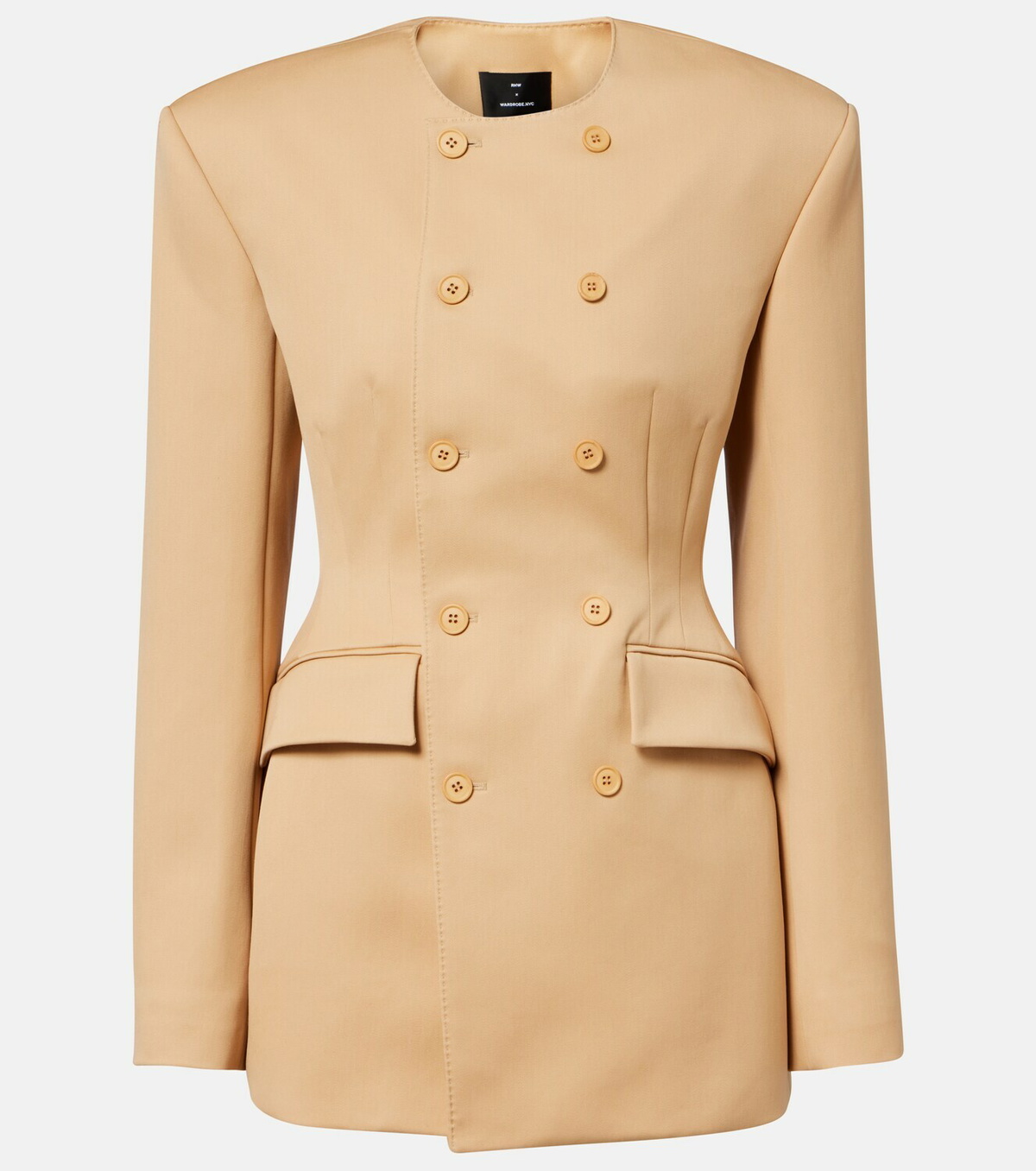 Wardrobe.NYC RHW double-breasted minidress