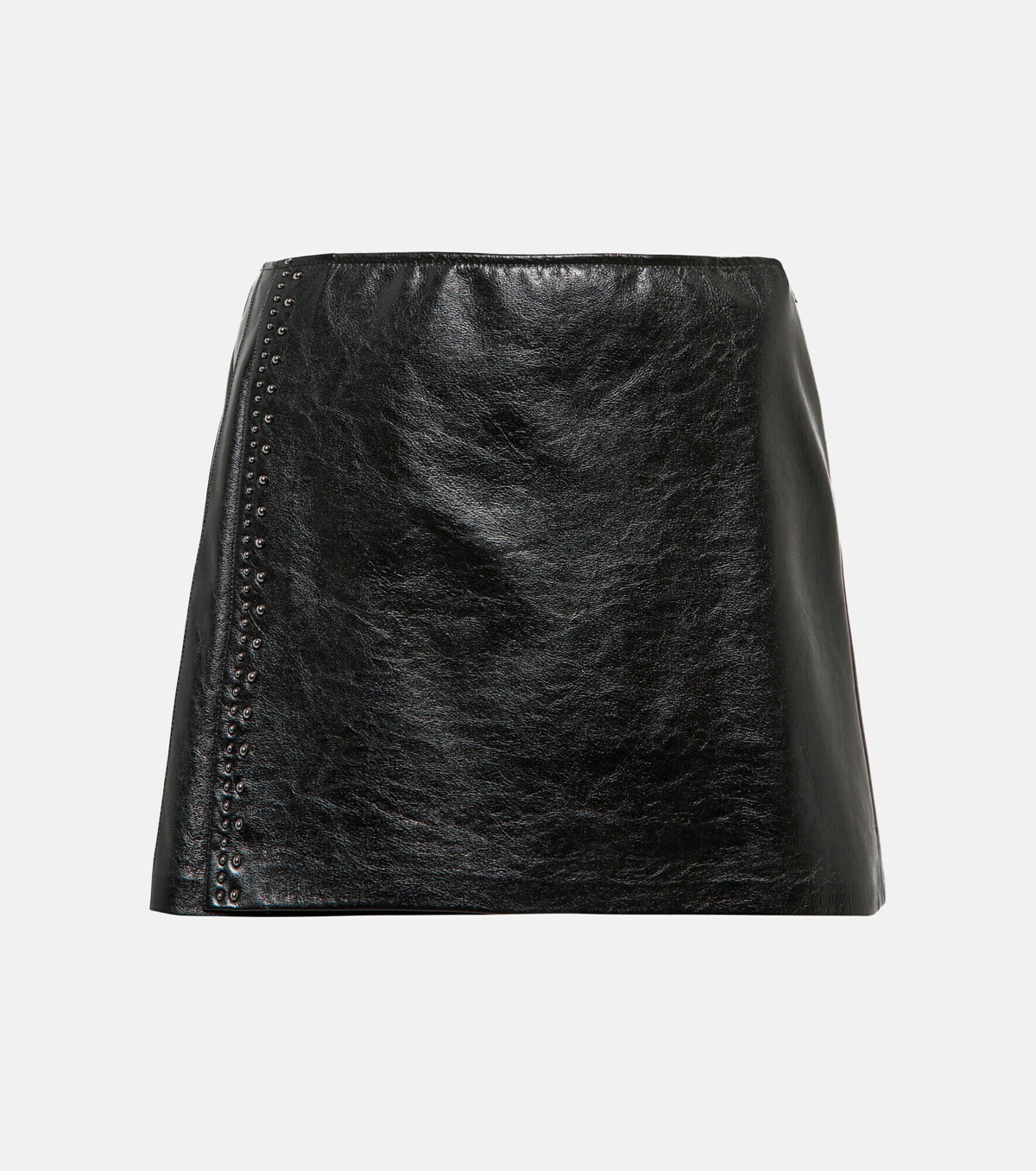 Moncler - Faux leather miniskirt Moncler