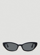 Pesh Cat Eye Sunglasses in Black
