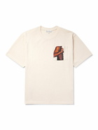 JW Anderson - Printed Cotton-Jersey T-Shirt - Neutrals