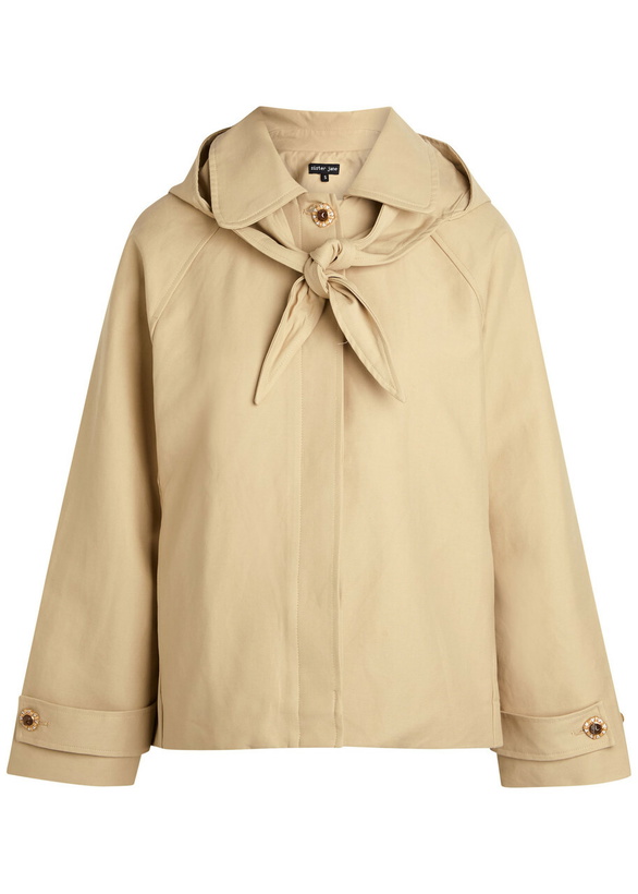 Photo: Sister Jane Galleria Hooded Cotton Jacket Tan