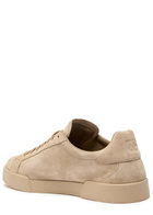 Dolce & Gabbana Logo Suede Sneakers Sand