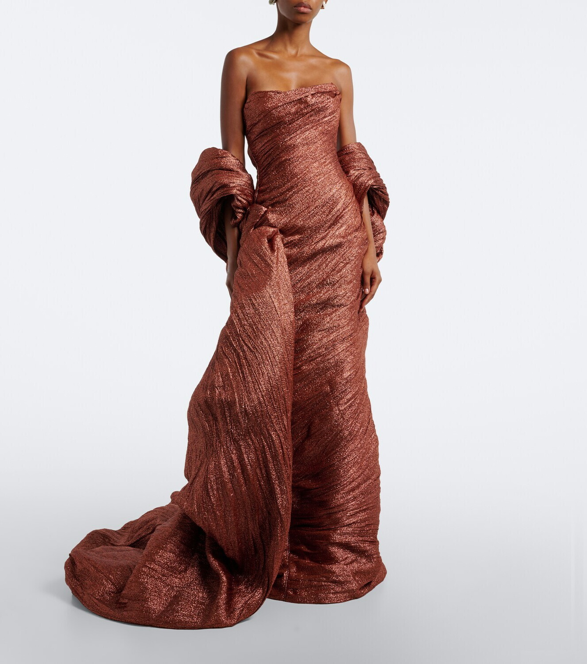 Marmar Halim Pleated gown