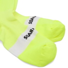 SOAR Men's Crew Sock in Fluo Yellow