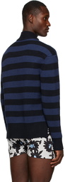 Jacquemus Blue & Navy 'La Maille Rayures' Sweater