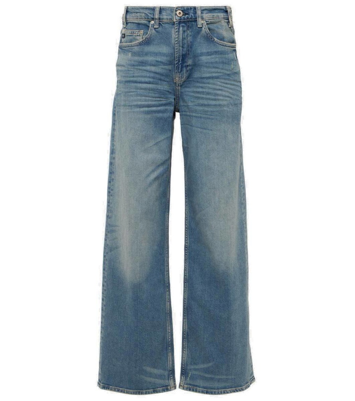 Photo: AG Jeans New Baggy high-rise wide-leg jeans