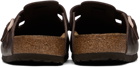 Birkenstock Brown Regular Boston Soft Footbed Loafers