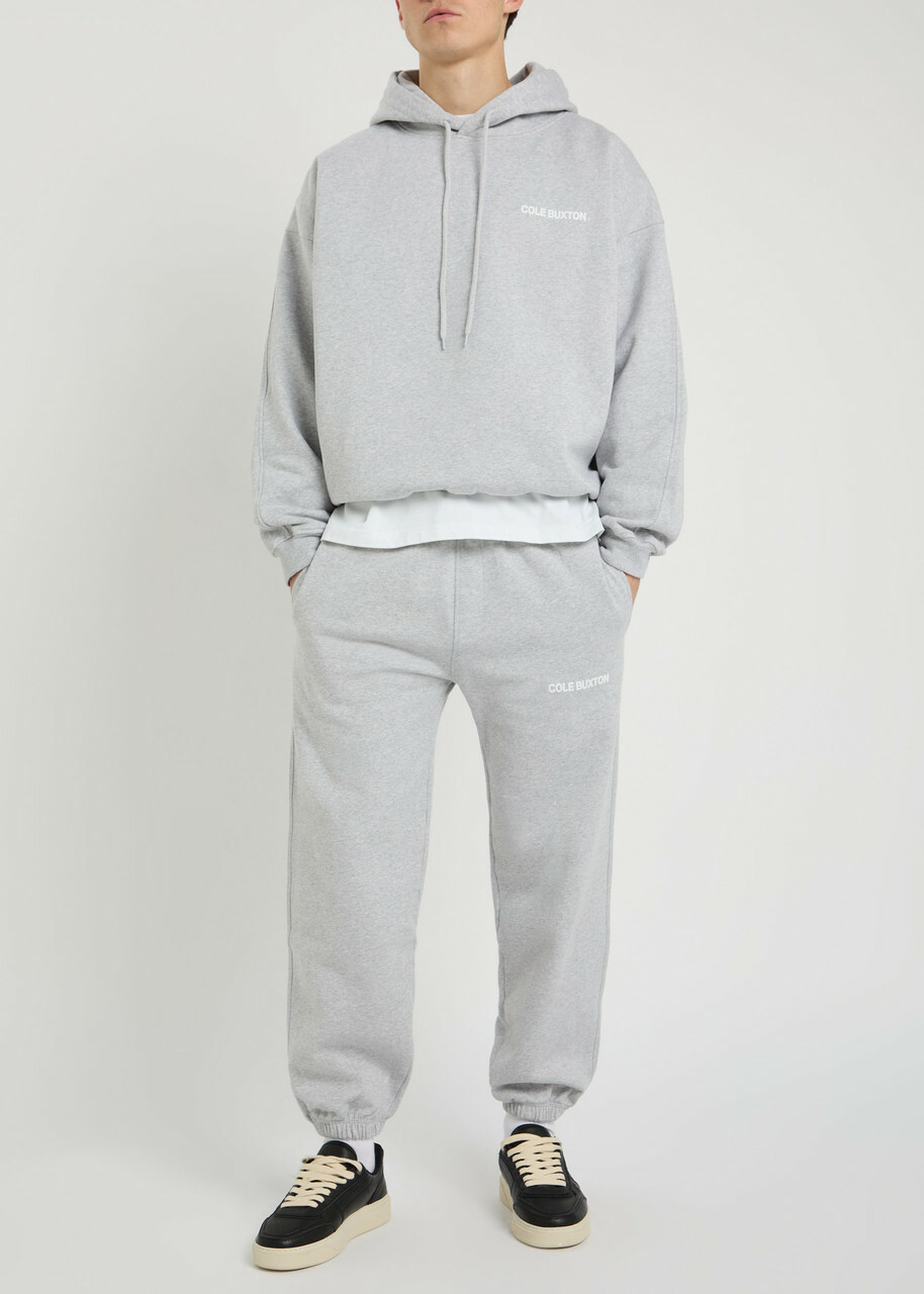 Cole Buxton Logo-print Cotton Sweatpants Grey