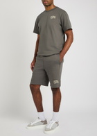 Billionaire Boys Club Small Arch Logo-print Cotton Shorts Grey