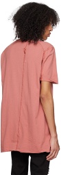 Boris Bidjan Saberi Pink Garment-Dyed T-Shirt