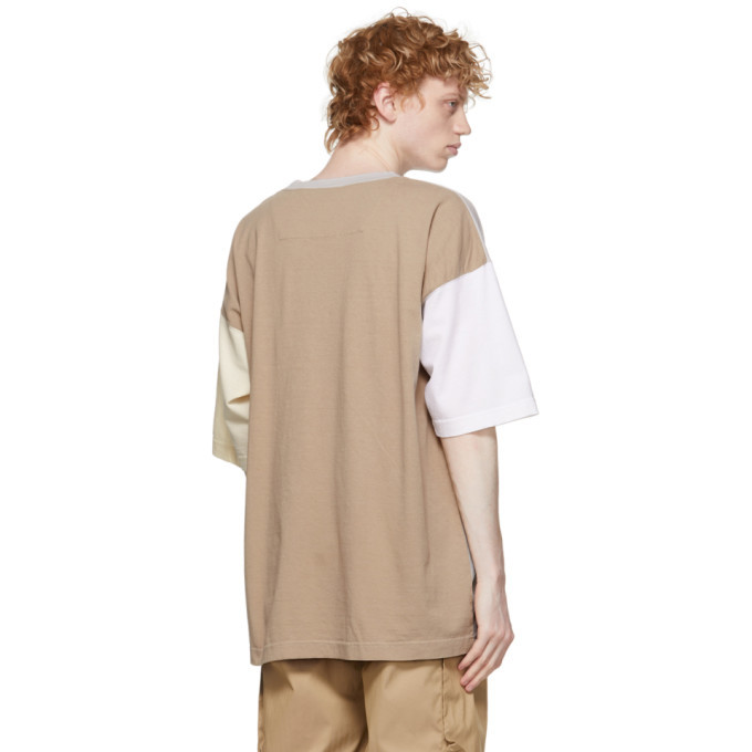 tss Grey Colorblock Dry Touch T-Shirt