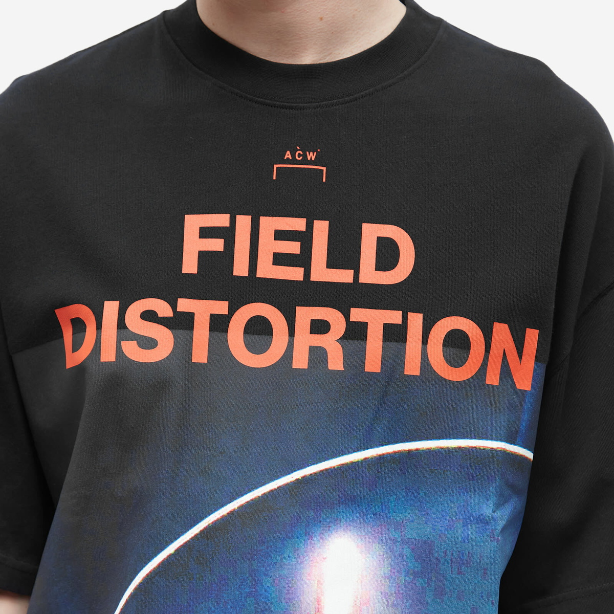 A-COLD-WALL* Men's Field Distortion T-Shirt in Black