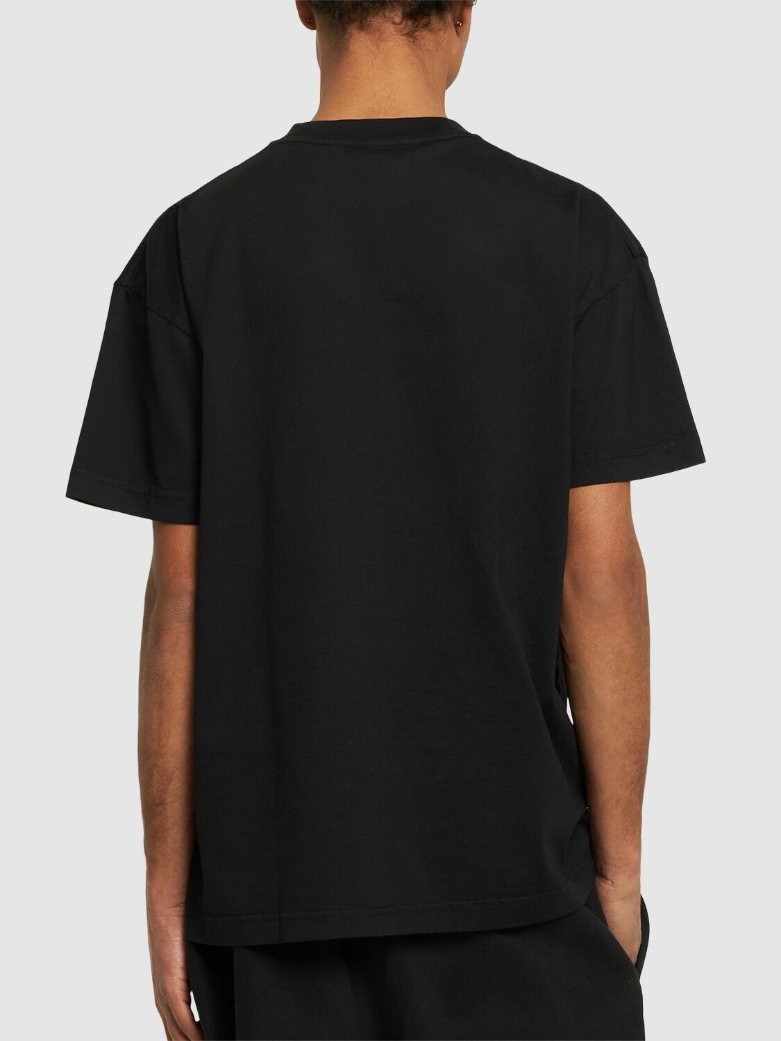 PALM ANGELS - Seasonal Logo Cotton T-shirt Palm Angels