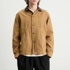 Foret Men's Berry Canvas Jacket in Burnt Khaki