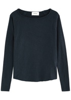 American Vintage Sonoma Slubbed Cotton top Navy