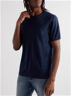 Club Monaco - Mercerised Cotton T-Shirt - Blue